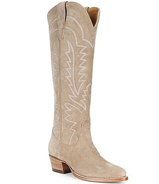Tecovas The Abby Suede Tall Western Boots - 11 | Dillard's