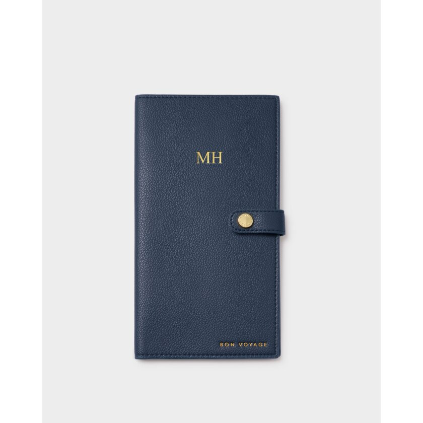 Sentiment Travel Wallet 'Bon Voyage' in Slate | Katie Loxton Ltd. (UK)