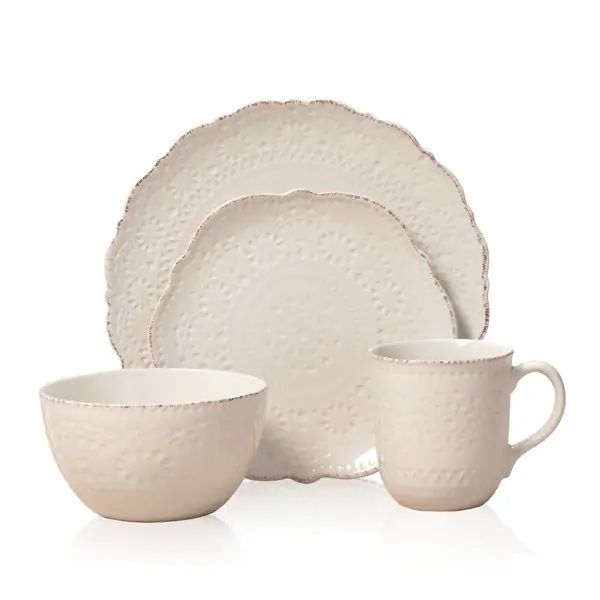 Pfaltzgaff Chateau Cream Dinnerware 16pc Set | Bed Bath & Beyond