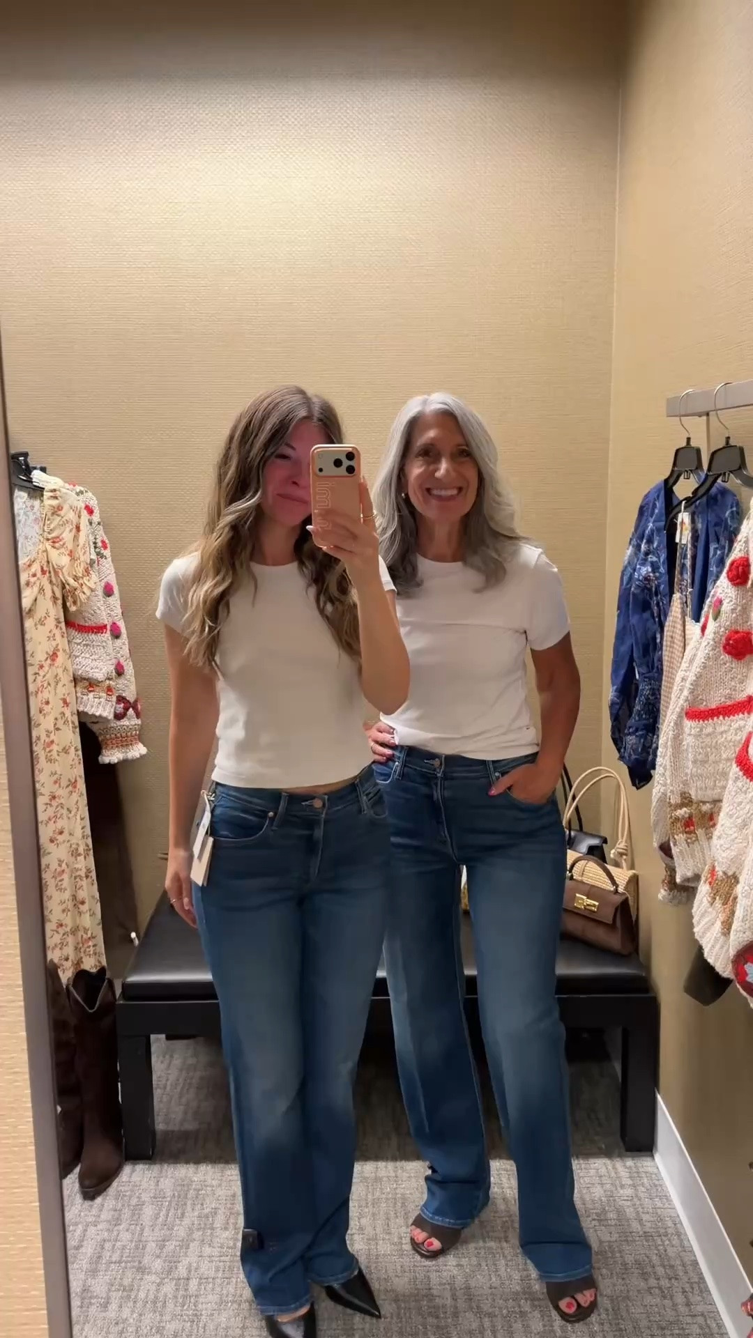 nordstrom anniversary sale summer to fall denim finds 🤎

i'm 5'4" and typically wear a small/2 & a 26 in jeans
• sized down to a 25 in most

mom is 5'4" and typically wears a medium/6 & 29 in jeans

fall outfits, fall jeans, autumn outfits, denim, long sleeve dresses, casual outfits, thanksgiving outfits, family photo outfits, date night outfits, work outfits, fall fashion, autumn fashion, cozy outfits, transitional outfits, neutral outfits, everyday outfits, weekend outfits, women’s fashion

#LTKootd #LTKSeasonal #LTKSaleAlert