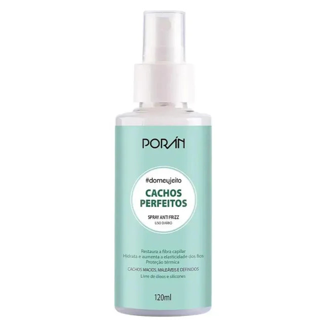 Spray Anti Frizz Cachos Perfeitos Vegano Porán | Drogasil BR
