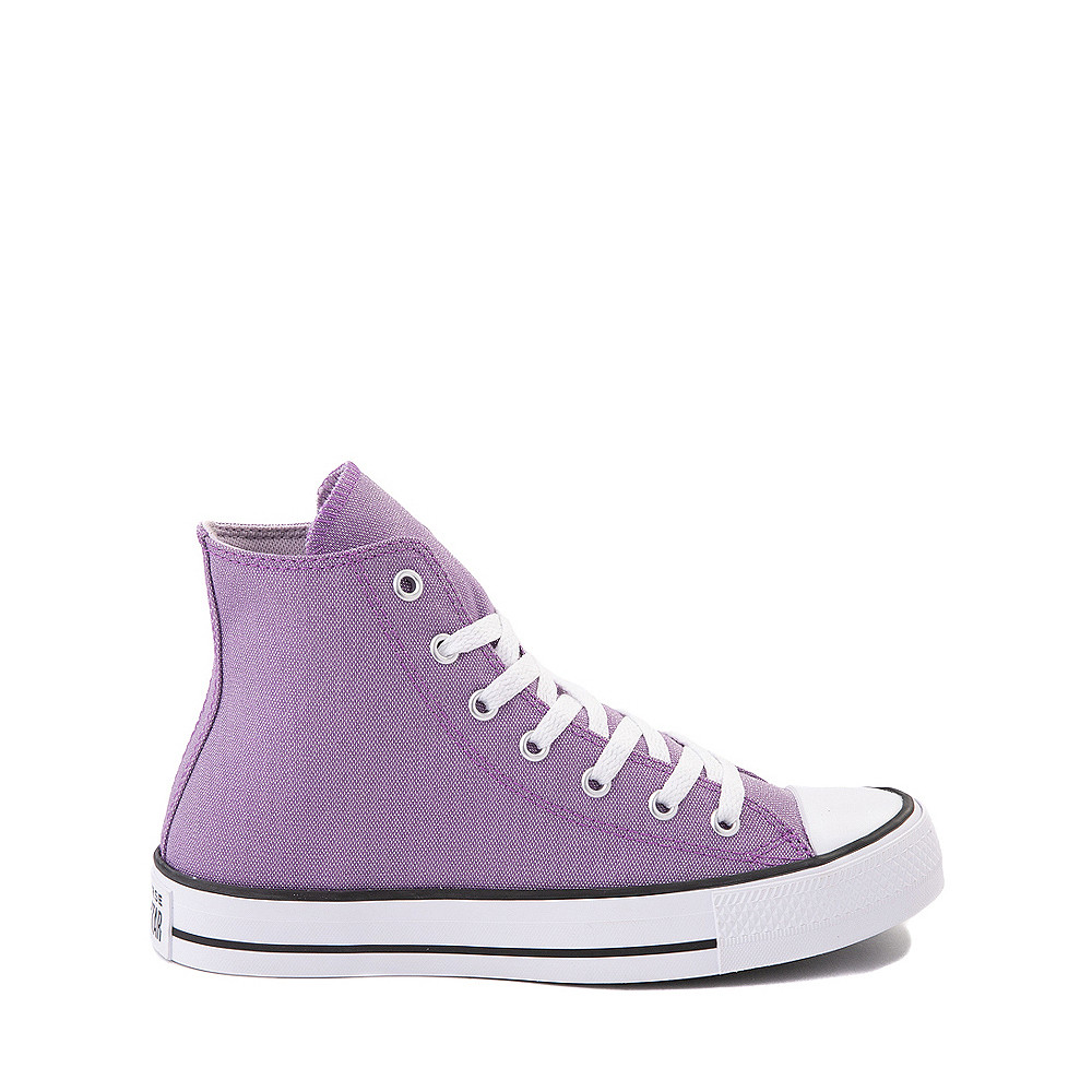 Converse Chuck Taylor All Star Hi Glitter Sneaker - Little Kid / Big Kid - Pale Amethyst | Journeys