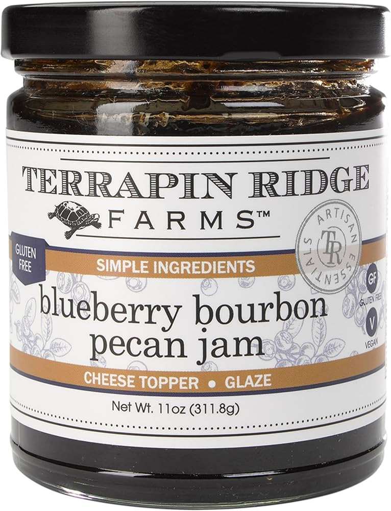 Terrapin Ridge Farms Blueberry Bourbon Pecan Jam - Sweet & Flavorful Jam with Blueberries, Pecans... | Amazon (US)