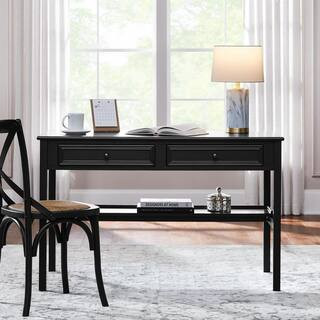 Home Decorators Collection Bradstone Charcoal Black Writing Desk JS-3429-B - The Home Depot | The Home Depot