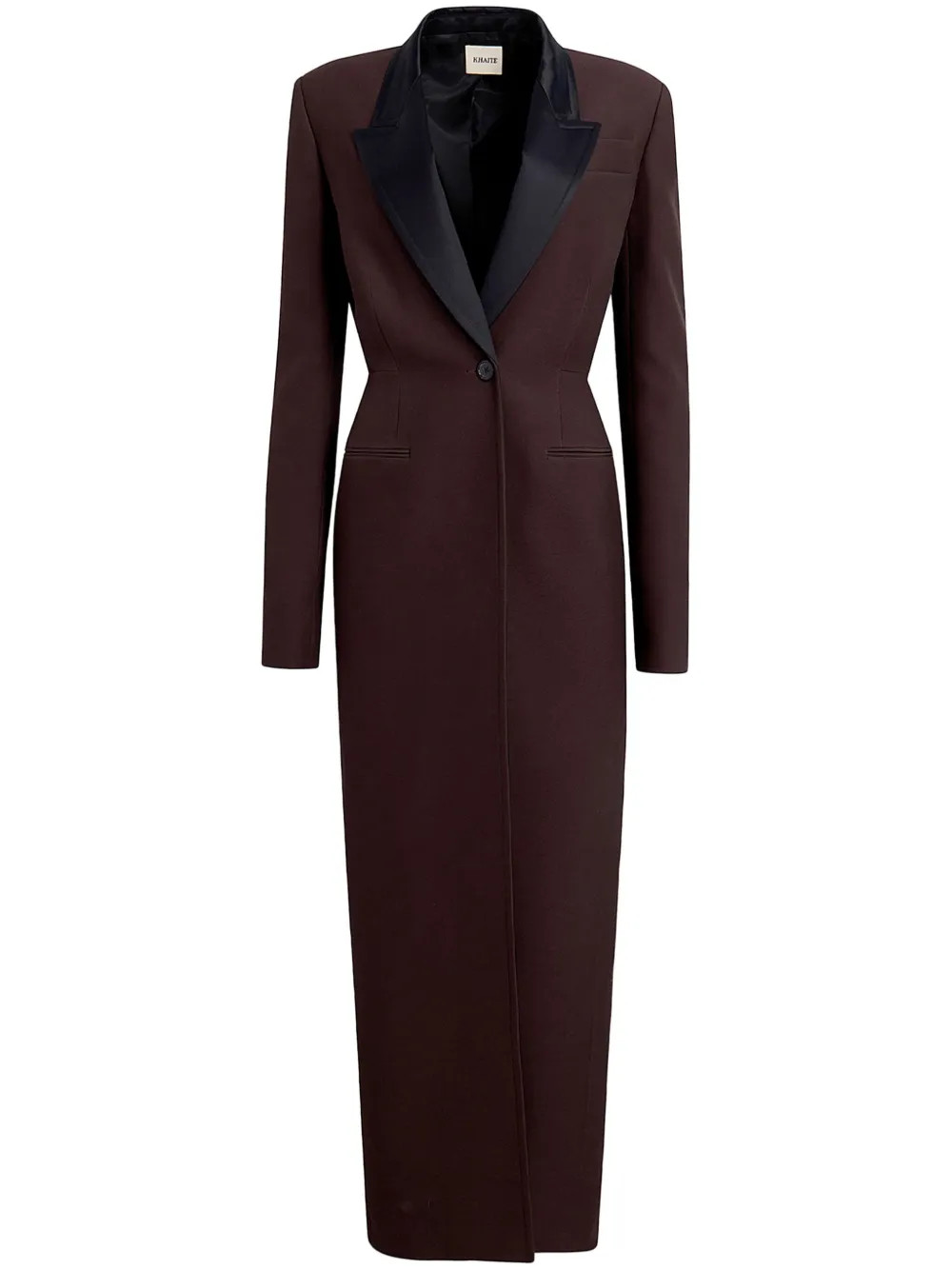 KHAITE Bellow single-breasted Coat | Brown | FARFETCH SK | Farfetch Global