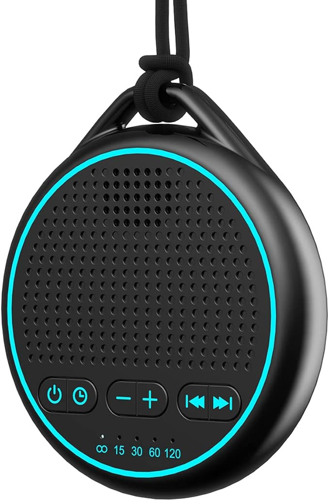 Fourair White Noise Sound Machine with 25 Soothing Sounds Powered by USB or Battery Portable Lany... | Amazon (US)