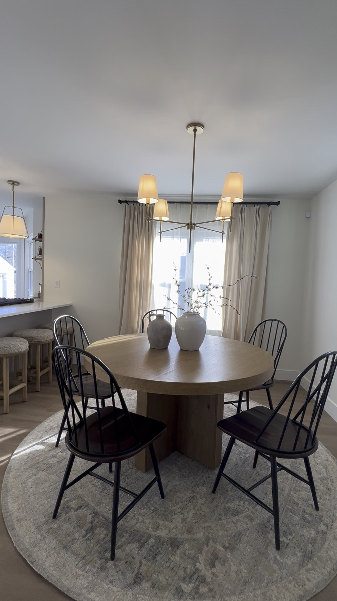 Dining Room Reveal – Full Version! ✨ I absolutely love watching mood boards transform into reality. So much thought and planning go into creating them, and seeing everything come together in the final space is so rewarding!

Dining room inspo, organic modern home, transitional style decor, round dining chair, brass chandelier 

#LTKBaby #LTKFamily #LTKHome