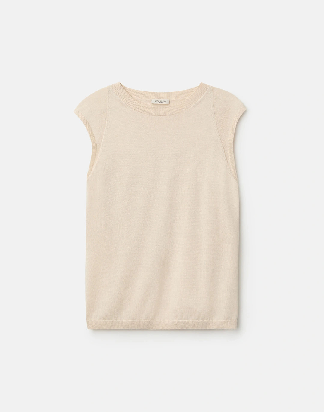 Fine Cotton-Silk Crewneck Shell | Lafayette 148 New York