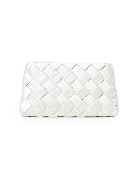 Loeffler Randall Aviva Woven Satin Clutch | Saks Fifth Avenue