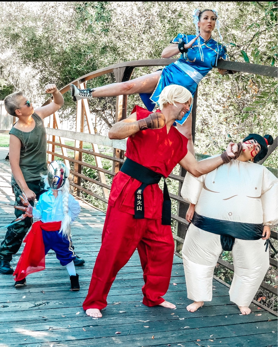 Street fighters for Halloween! 

Halloween, family costumes, costume

#LTKSeasonal #LTKfamily #LTKHalloween