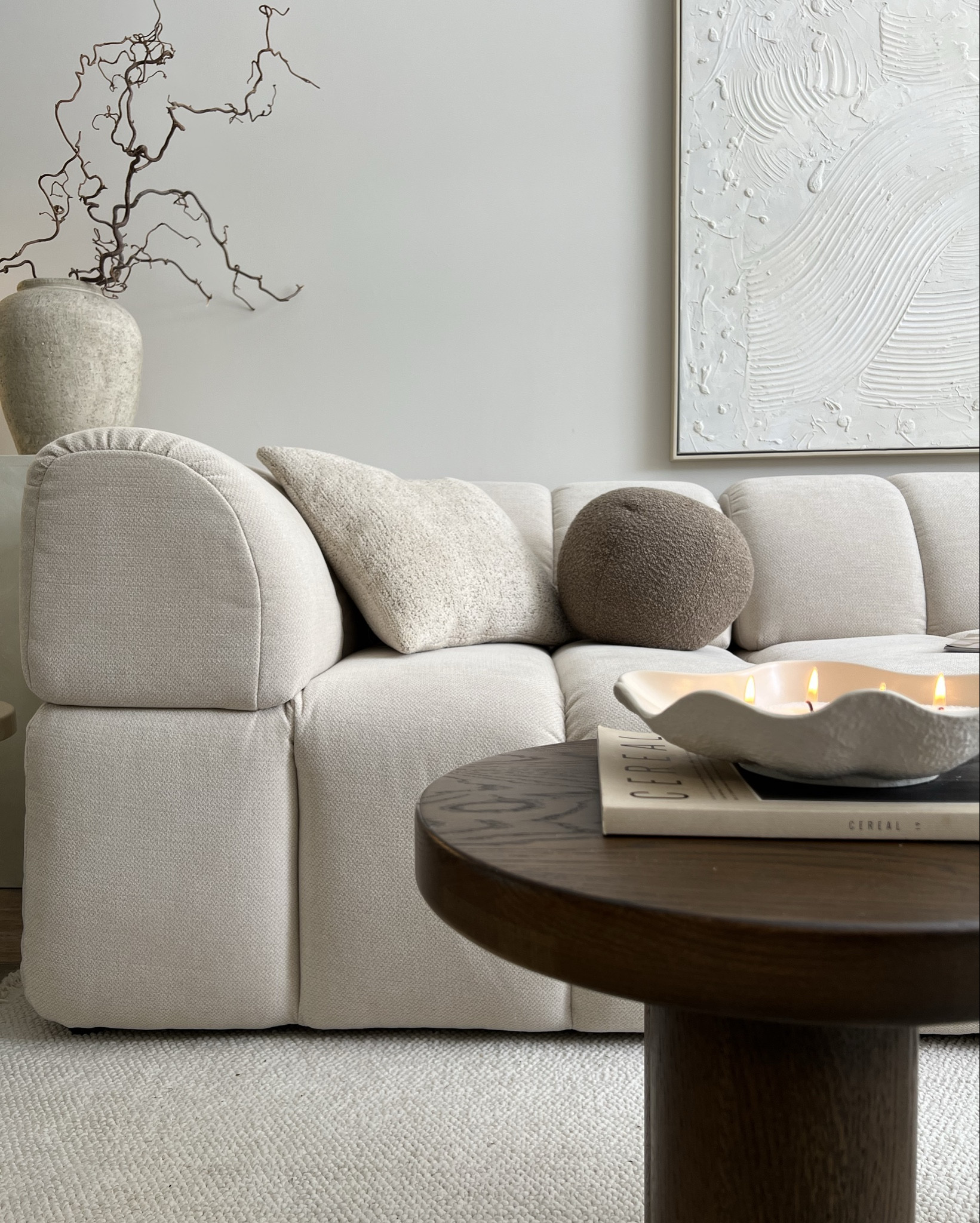 Texture 🤎

Adding texture with vases, bowls & cushions - use code HOH for 20% discount online at William Wood.

H&M home decor - neutral decor - home accessories - cushions - stoneware bowls - terracotta vase - coffee table  

#LTKeurope #LTKhome #LTKuk