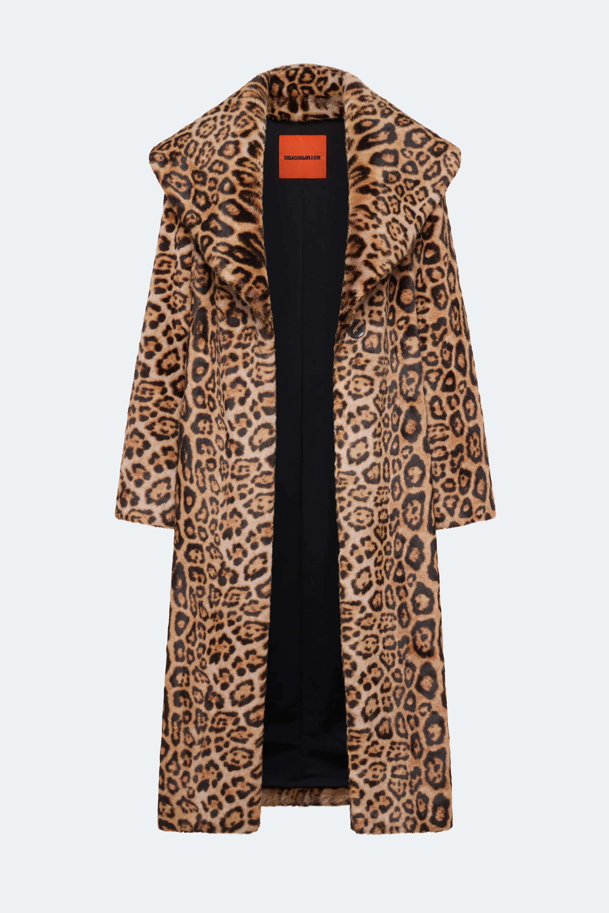 Jones Leopard Wrap Coat In Cheetah Scramble | Simon Miller