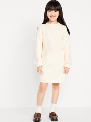 SoSoft Crew-Neck Sweater Dress for Girls | Old Navy (US)