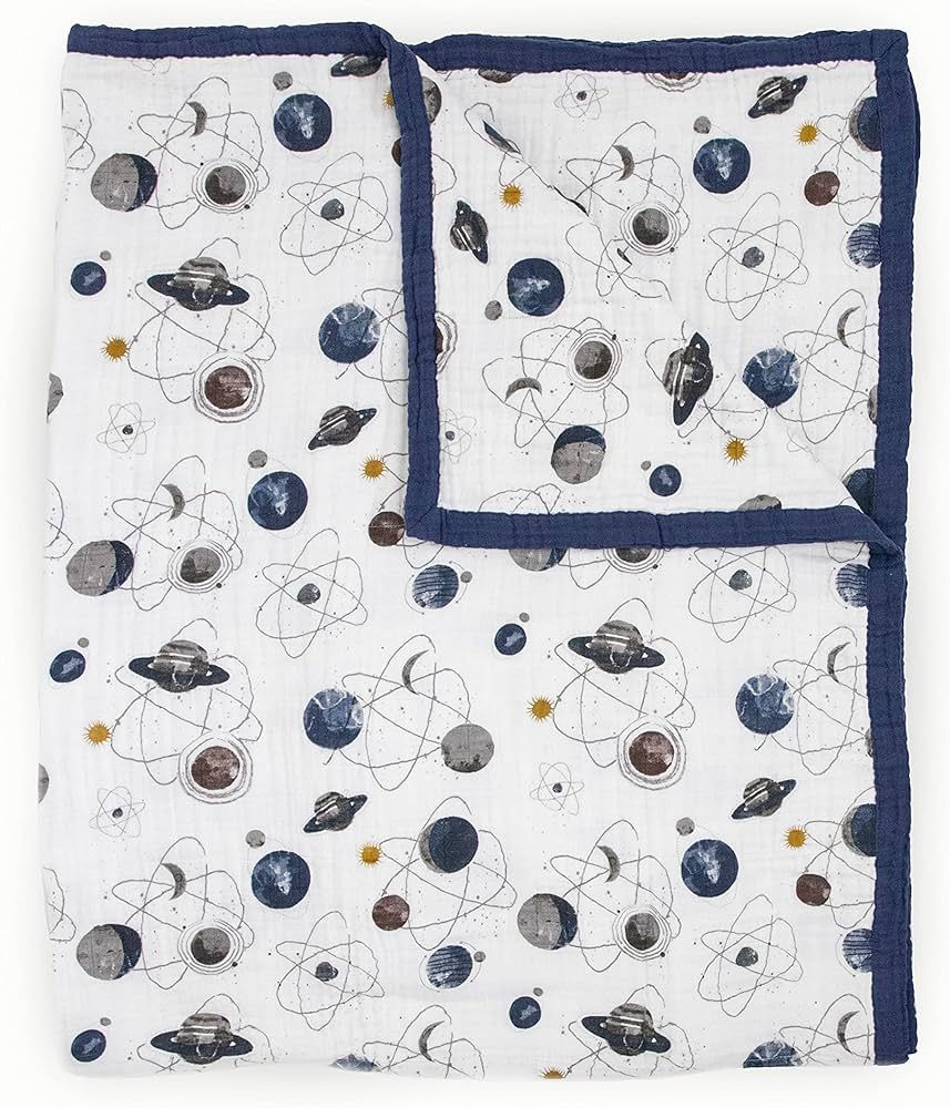 Little Unicorn – Planetary Cotton Muslin Quilt X-Large Blanket | 100% Cotton | Super Soft | Tod... | Amazon (US)