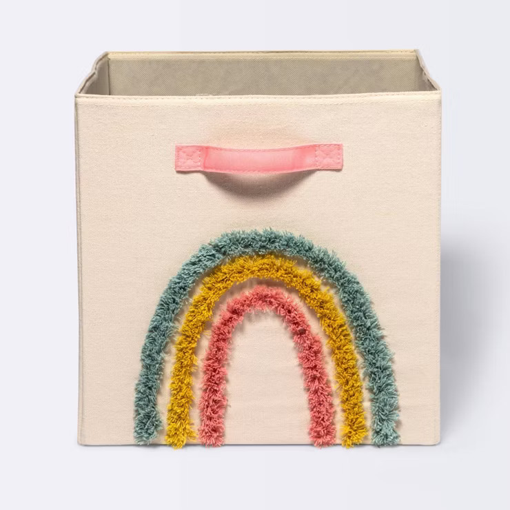 Tufted Canvas 13"x13" Storage Cube - Cloud Island™ | Target