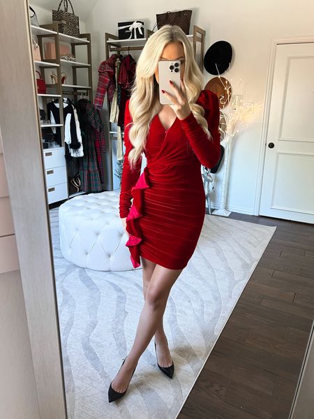 

THANKSMACY30 for 30% off!!! Holiday party. Holiday outfits. Christmas party style. Red dress  

#LTKHoliday #LTKparties