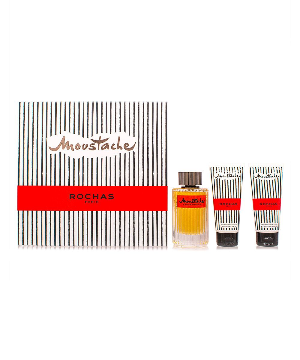 Rochas Men's Fragrance Sets - Moustache 4.1-Oz. Eau de Parfum 3-Pc. Set - Men | Zulily