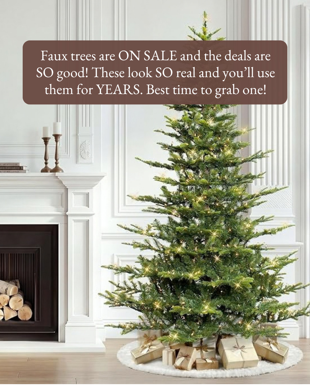 Faux trees are ON SALE for Amazon Big Deal Days and the deals are SO good! These pre-lit 7.5ft trees look so real and you will use them for YEARS. Best time to grab one before the holidays. 

 #amazonbigdealdays #bigdealdays #primebigdealdays #amazondeals #christmastree #fauxchristmastree #artificialchristmastree #prelittree #slimchristmastree #christmasdecor #holidaydecor #livingroomdecor #amazonhome #salealert #founditonamazon #LTKSaleAlert