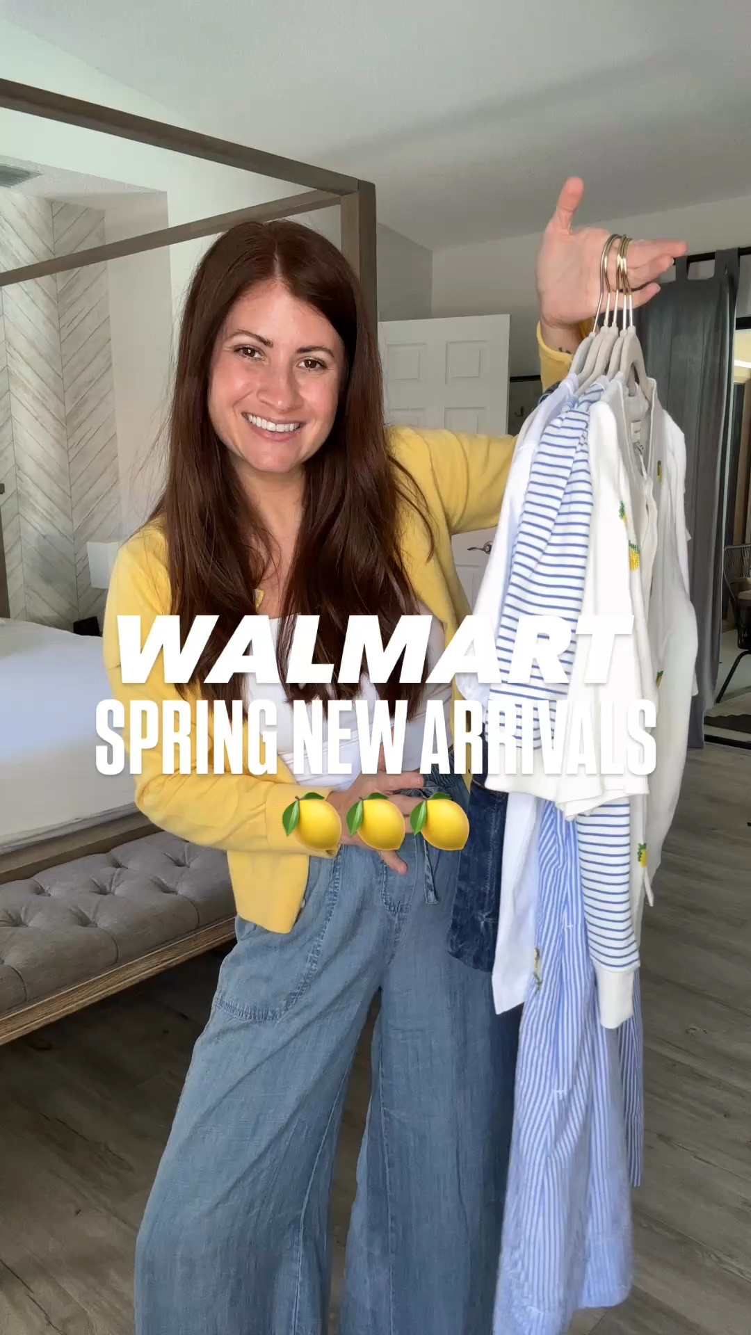 Walmart Spring new arrivals 🍋🍋🍋 that you’re never gonna believe are from Walmart! The quality, the fit, and these styles are everything for spring and summer! Very impressive! And the prices are perfect perfection!

Follow me for more affordable fashion  and spring outfit inspiration!

Wearing: 
Cuffed jeans – size 4 
Striped set – small in both 
Lemon cardigan – size small 
Lemon dress – size small
Graphic T – size small 
Skort- small
Denim tank- smalll

#LTKOver40 #LTKStyleTip #LTKSeasonal