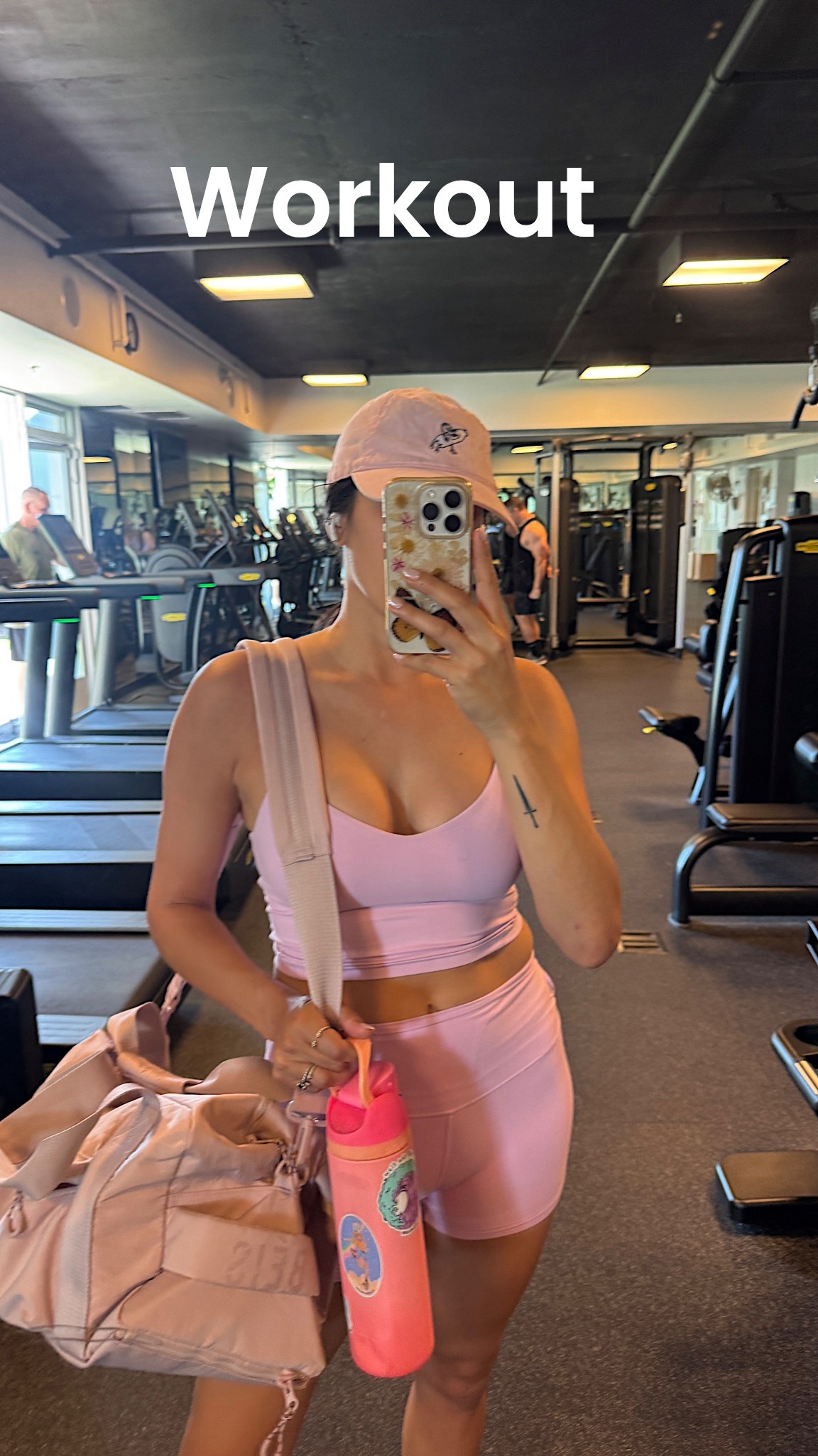 Workout tank and short set  and fave gym bag 

#LTKActive #LTKStyleTip