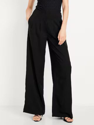 Extra High-Waisted Super Wide-Leg Pants | Old Navy (US)