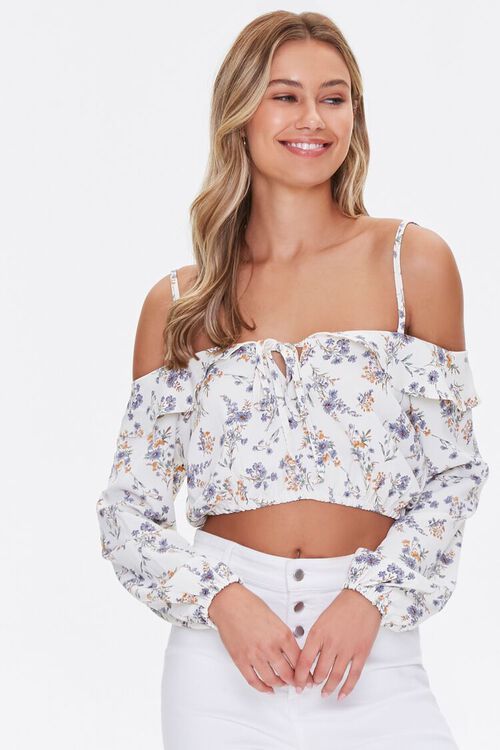 Floral Print Off-the-Shoulder Top | Forever 21 (US)