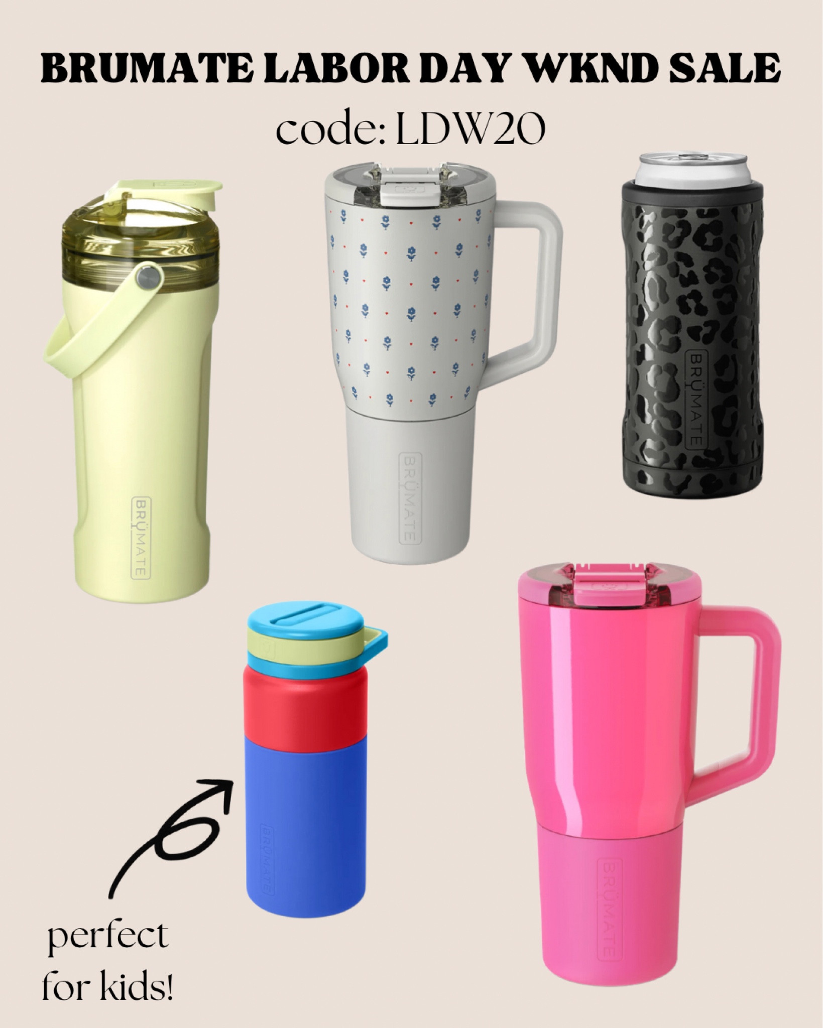 Brumate Labor Day sale - select items
Use code LDW20 for 20% off 

#LTKFallSale #LTKSaleAlert #LTKFindsUnder50