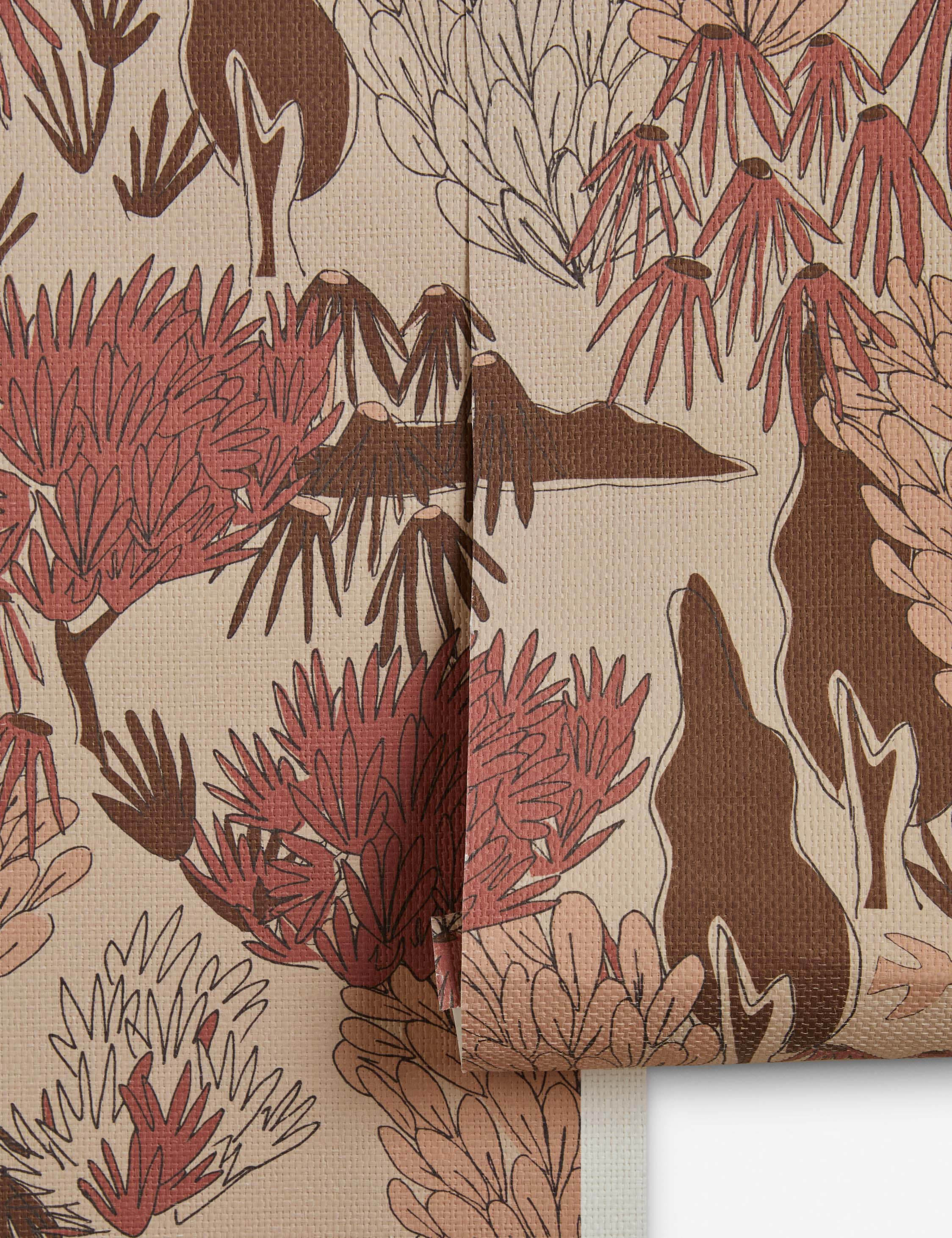Garden Walk Paperweave Wallpaper by Sarah Sherman Samuel | Lulu and Georgia 