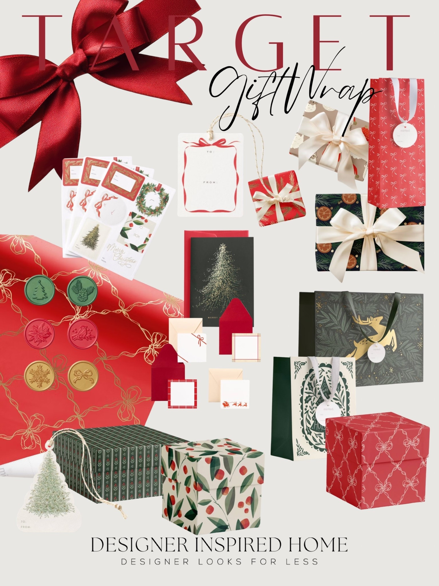 Target gift wrap finds! 

#LTKHoliday #LTKFindsUnder50 #LTKSeasonal