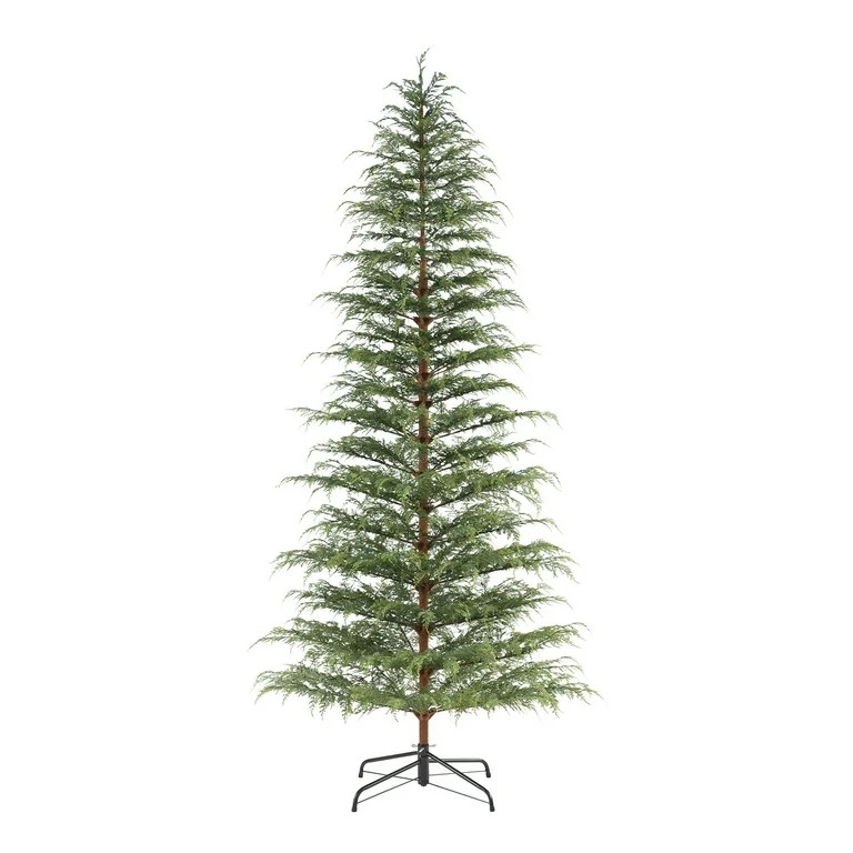 My Texas House 7.5ft Pre-lit Twinkle LED Cypress Artificial Christmas Tree, 500 LED, Green - Walm... | Walmart (US)