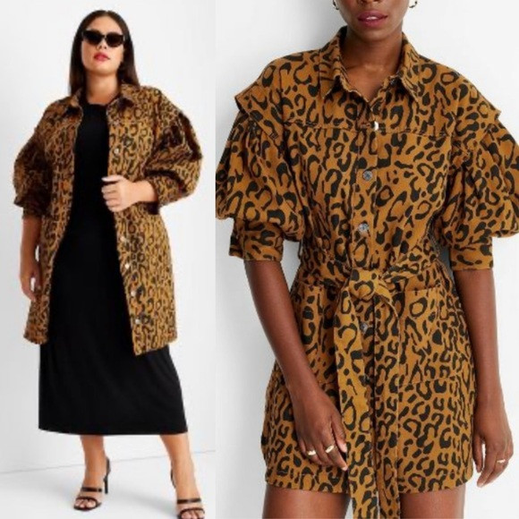 🔖 FUTURE COLLECTIVE Kahlana Barfield Brown x Target Leopard Long Sleeve Dress | Poshmark