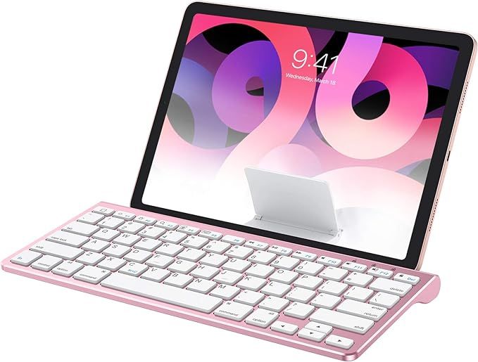 OMOTON iPad Keyboard with Sliding Stand, Ultra-Slim Bluetooth Keyboard for iPad Air 4th Generatio... | Amazon (US)