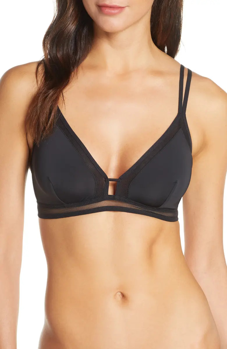 The Mesh Trim Bralette | Nordstrom