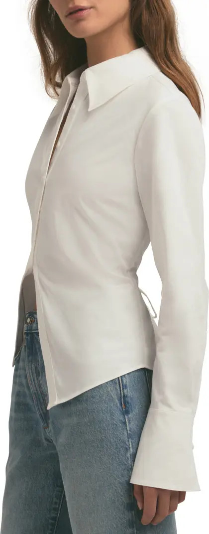 The Don't Waist Time Lace-Up Shirt | Nordstrom