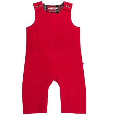 RuggedButts Baby Boys Corduroy Longall Romper - Red, 0-3m | Target