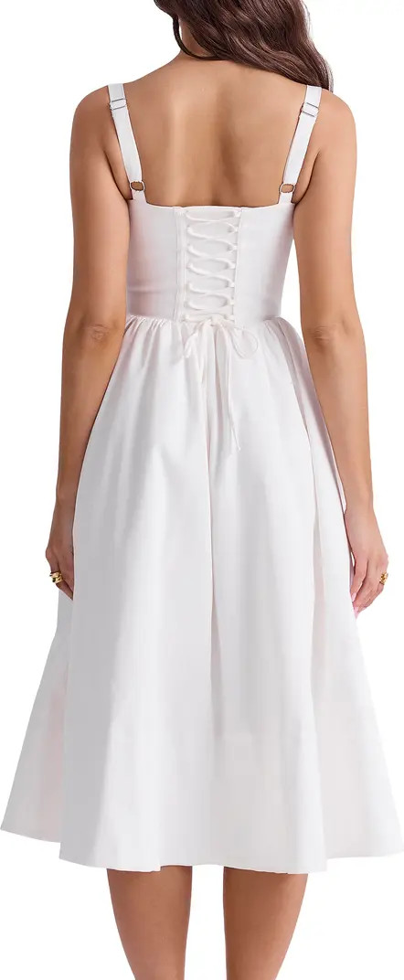Kelly Corset Midi Sundress | Nordstrom