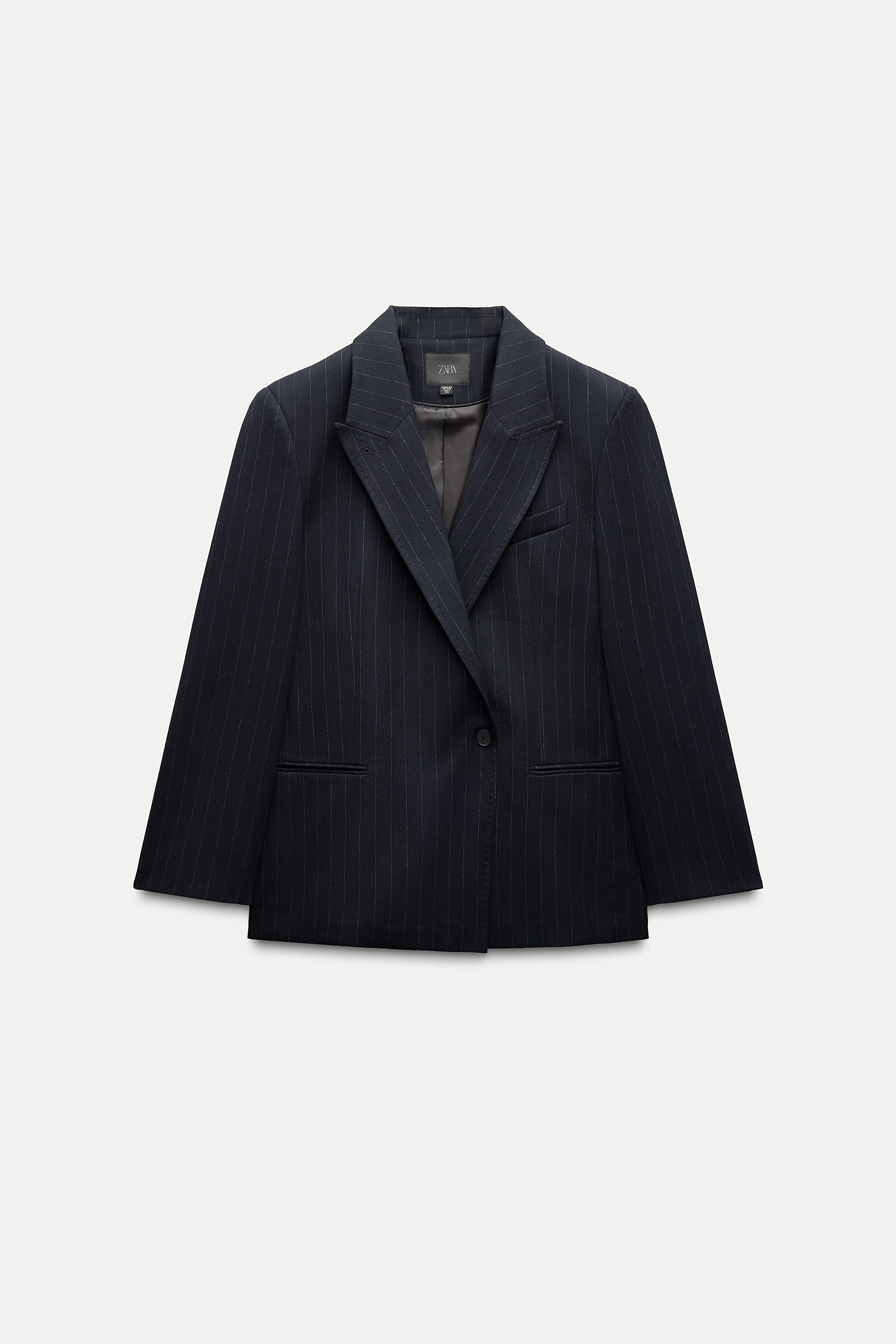 OVERSIZE PINSTRIPE BLAZER | Zara UK