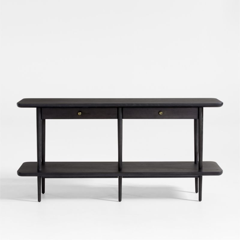 Mickell Storage Console Table + Reviews | Crate & Barrel | Crate & Barrel