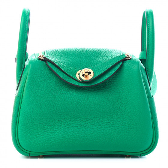 HERMES

Taurillon Clemence Mini Lindy 20 Menthe | Fashionphile