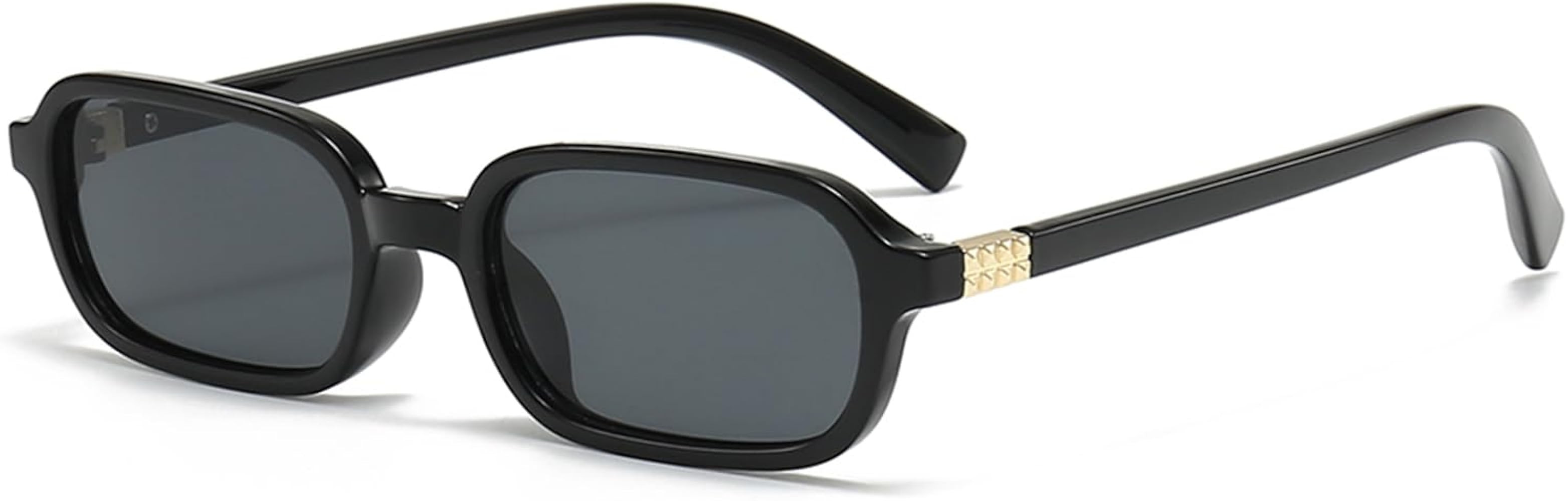 JUDOO Retro Rectangle Sunglasses for Women Men Narrow Vintage 90s Square Sunnies Rectangular Sung... | Amazon (US)