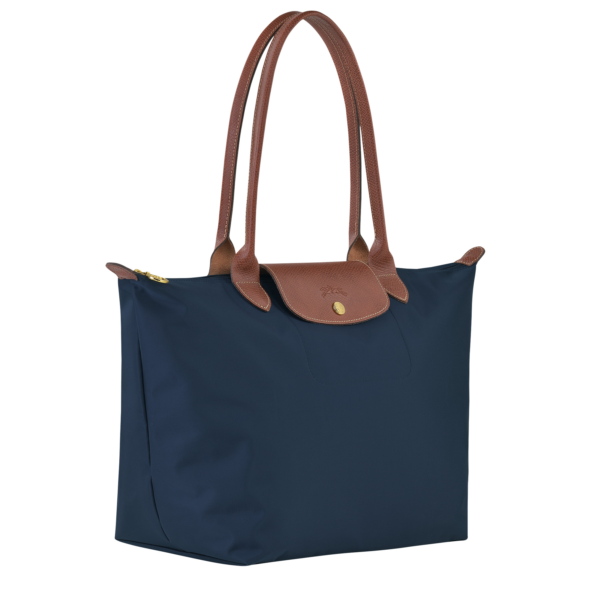 Le Pliage Original L Tote bag Navy - Recycled canvas | Longchamp US | Longchamp