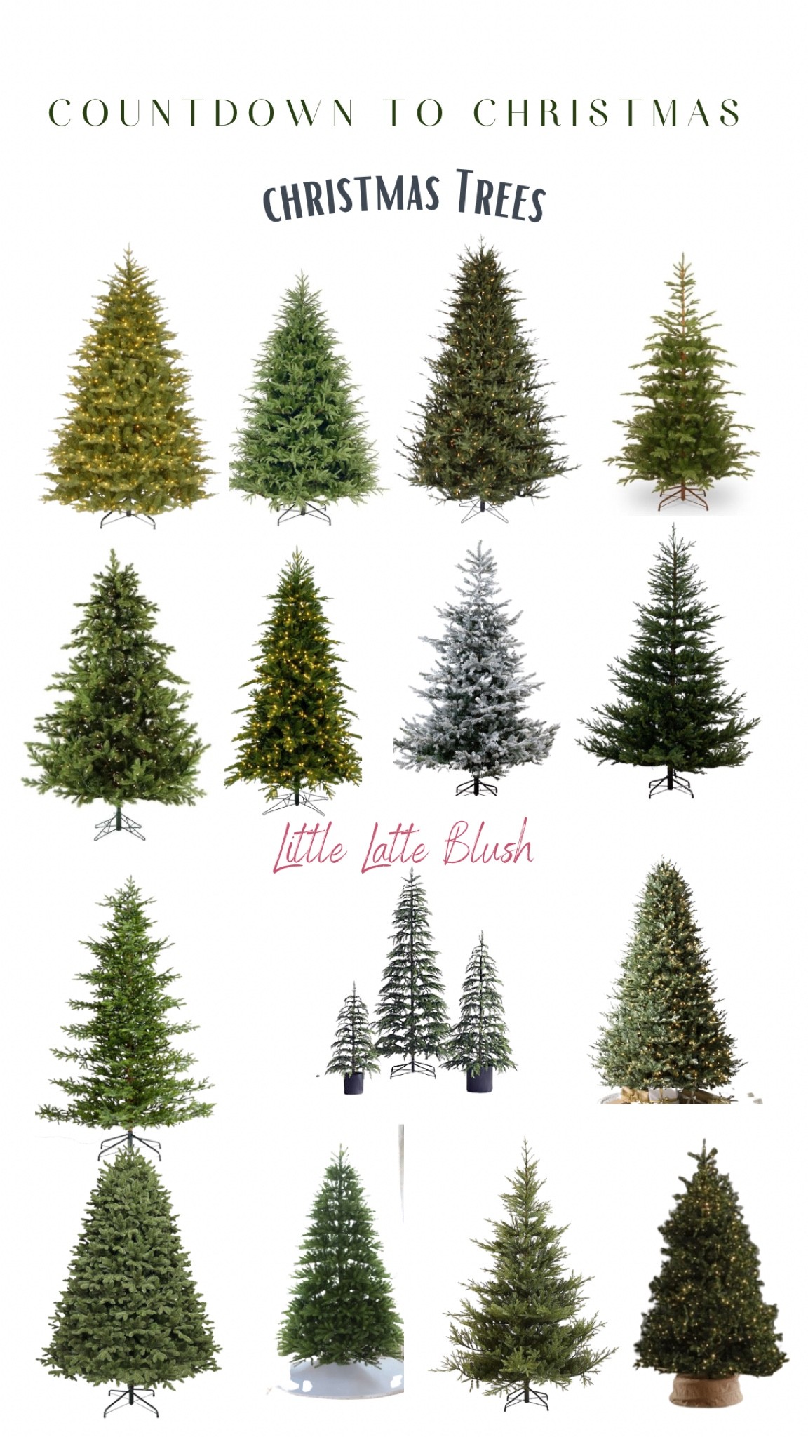 Countdown to Christmas - Christmas trees, holiday trees - under $300, under $500, under $800, under $1000, Prelit trees, led trees, pine trees, Norway spruce, Fraser fir

#LTKSeasonal #LTKhome #LTKHoliday