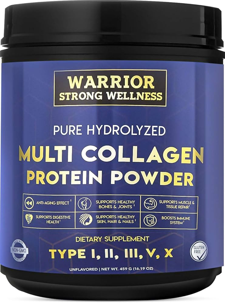 Pure Hydrolyzed Multi Collagen Protein Powder, Collagen Powder, Boost Energy, for Aging Skin Elas... | Amazon (US)