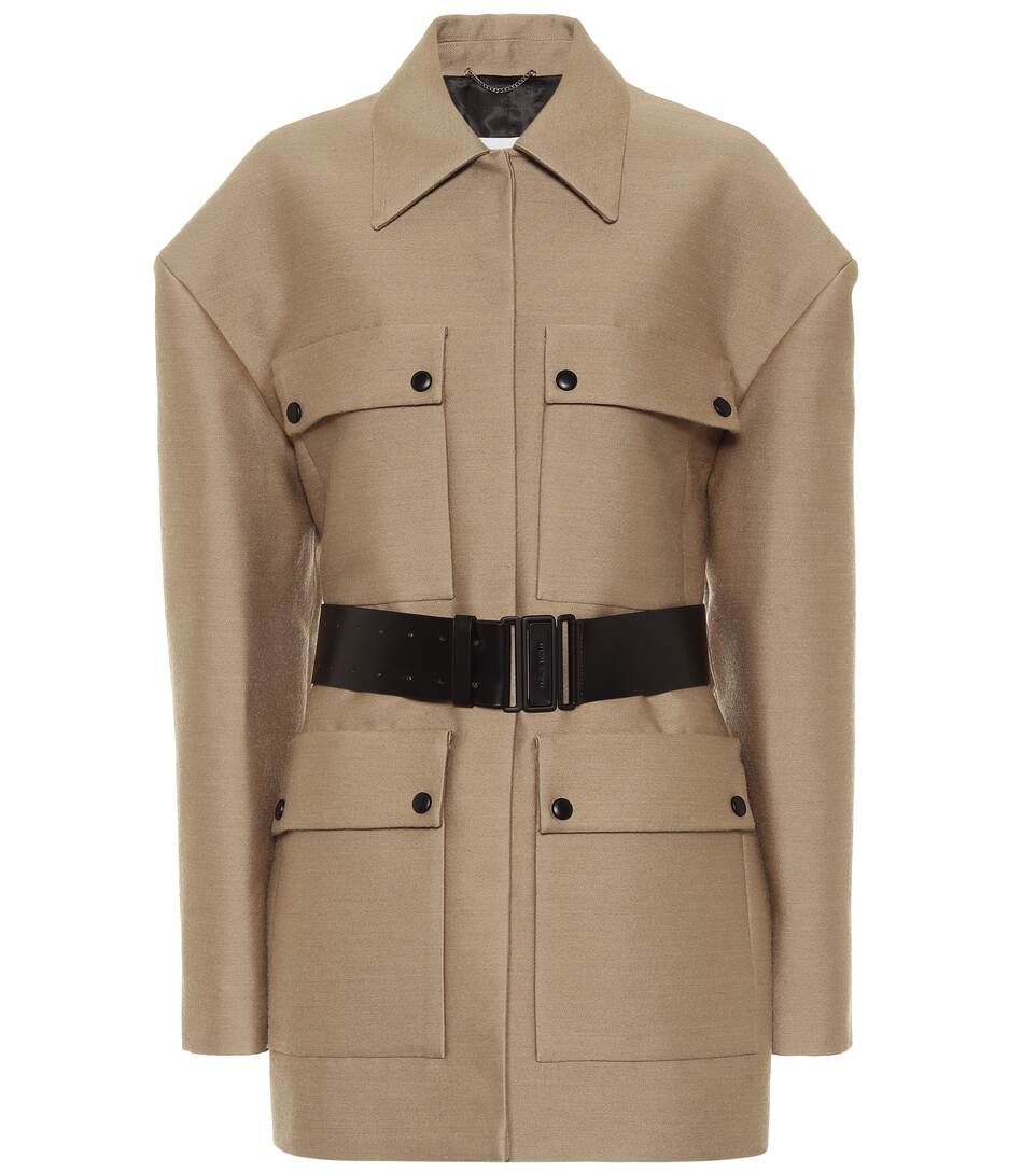 Wool, cotton and silk coat | Mytheresa (UK)