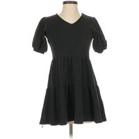 Saks Fifth Avenue Casual Dress: Black Solid Pattern Dresses - Used - Size X-Small | ThredUp (US)