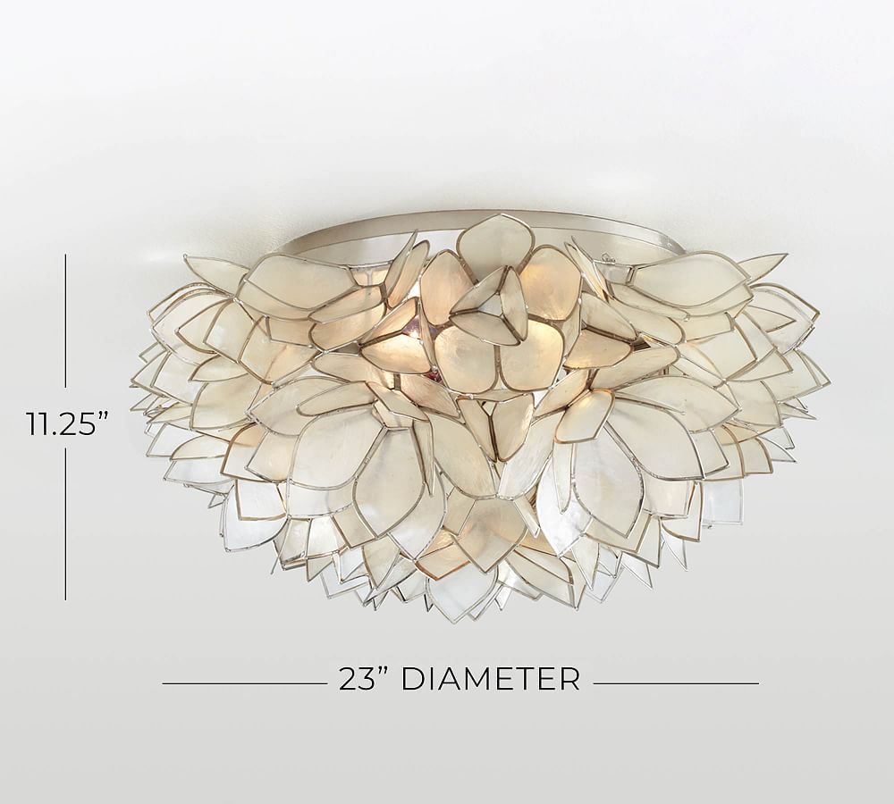 Capiz Flush Mount | Pottery Barn (US)