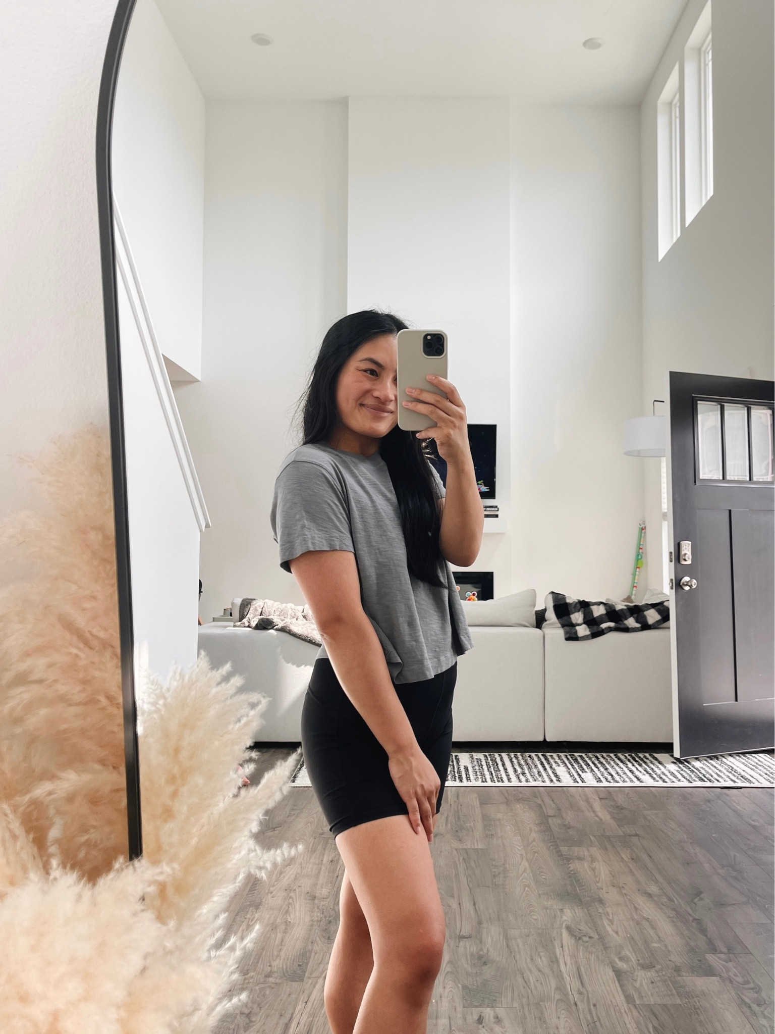 Biker shorts and essential tee outfit 🖤

Comfy style, summer style, casual style, biker shorts, essential tee, ootd

#LTKstyletip #LTKfit