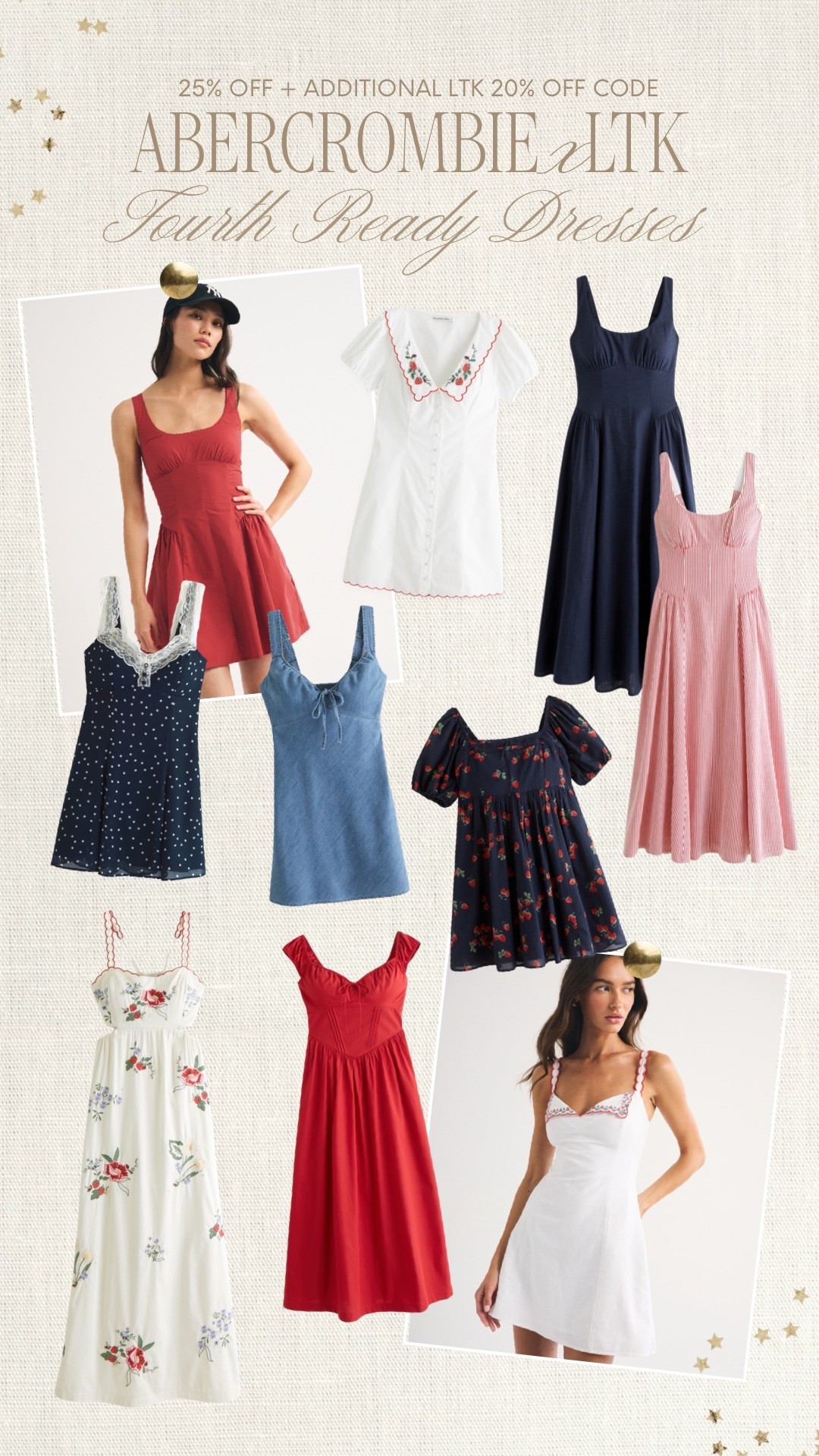 Abercrombie Dress Sale is on! All dresses 25% off. Use code AFLTK for an additional 20% off! TWO DAYS ONLY to use the extra code!

#LTKxAbercrombie #LTKSaleAlert
