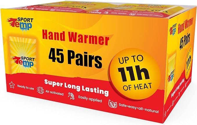 Hand Warmers - Up to 11 Hours of Heat, Super Long Lasting - Easy, All Natural - Air Activated, fo... | Amazon (US)