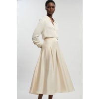 Hammered Satin Woven Maxi Skirt | PrettyLittleThing UK